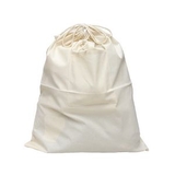 Custom Cotton Small Laundry Bag with front pocket, 18