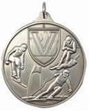 Custom 400 Series Stock Medal (Downhill Ski) Gold, Silver, Bronze