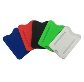 Custom Silicone Finger Loop Phone Wallet, 3 3/8" L x 2 1/4" W