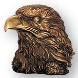 Blank Antique Brass Resin Eagle Head W/1/4