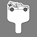 Custom Handheld Fan W/ Tow Truck (Right Side)