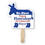 Custom Donkey Shape Lightweight Full Color Digital Single Sided Paper Hand Fan, 8 1/4" L x 5 1/4" W, Price/piece