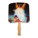 Custom Religious Hand Fan - Guardian Angel Religious Hand Fans