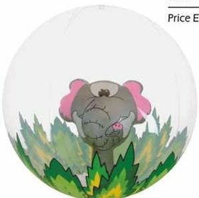 Custom 16" Inflatable Elephant In The Jungle Ball
