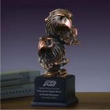 Custom Eagle Family Resin Award (3.5