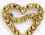 Custom Cut Out Heart w/ Love Banner Stock Cast Pin, Price/piece
