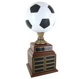 Custom Painted Resin Soccer Perpetual Trophy (19