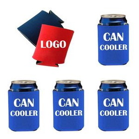 Custom Collapsible Foam Can Cooler, 4" H