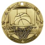 Custom 3'' World Class Basketball Medallion (G)