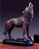 Custom Howling Wolf Resin Award (11