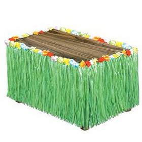 Custom Artificial Grass Table Skirting, 30" W x 9' L