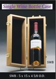 Custom Made in the USA- Single Wine Gift Box, 15