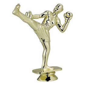 Blank Trophy Figure (Male Kick Boxing), 5" H