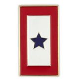 Blank Blue Star Service Flag Pin