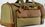 Custom Large Canvas Duffle Bag w/ Luggage Tag & 7/8" Club Lorente Medallion, Price/piece