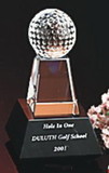 Custom Optical Crystal Golfers Classic Award (5