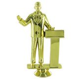Blank Trophy Figure (Male Public Speaker), 5