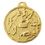 Custom General Male Track IR Series Gold Medal w/ Scroll (1 1/2"), Price/piece