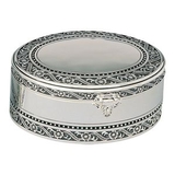 Custom Antique 2-Tier Oval Jewelry Box