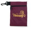 Custom Nylon Golf Ditty Bag w/ Zipper & Clip Hook (5
