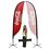 Custom Small Outdoor Feather Banner Stand, 10' H x 2' W, Price/piece