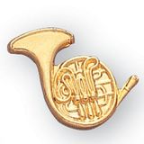 Blank Musical Instrument Pins (French Horn)
