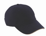 Custom Heavy Brushed Twill Cap with sandwich visor