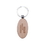 Custom Wood Oval Keychain, 3.5" L x 1.2" W, Price/piece