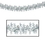 Custom Snowflake Garland/ Columns, 9' L x 12" W, Price/piece