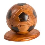 Custom Unique Mahogany Soccer Ball Puzzle (Screened)