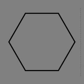 Custom Hexagon Bag Tag