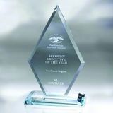 Custom Awards-optical crystal award/trophy 8-1/2 inch high, 5