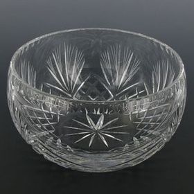 Custom Lead Crystal Bowl (8")