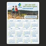 Custom Year At A Glance Full Color Plastic Write-on / Wipe off Wall Calendar