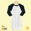 Custom The Laughing Giraffe&#174 Long Sleeve Raglan Cotton Infant Sleeper Gown w/ Mittens - White/Black, Price/piece