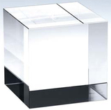 Custom 114-C693  - Straight Cube Award-Optic Crystal