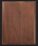 Custom Simplicity Walnut 7 x 9'' Plaque Award