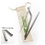Custom Stainless Steel Straw Set 3pcs (for drinking smoothie), 8.5" L x 0.31" D, Price/piece