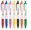 Custom White USA Collection Pen with Colored Clip & Rubber Grip, Price/piece