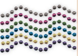 Blank Assorted Colors 7.5 Mm Bead Necklaces