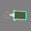Key Ring & Full Color Punch Tag W/ Tab - Flag of Bangladesh, Price/piece