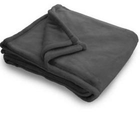 Blank Oversize Gray Mink Touch Throw Blanket, 60" W x 72" L