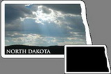 Custom North Dakota Stock Mini Magnet (0.019