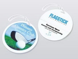Custom Round Golf Bag Tag (Screen/Pad Print), 3 1/2