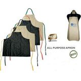 Custom Eco Friendly All Purpose Aprons w/ Red Strap (Screen Printed)