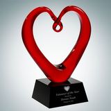 Custom Art Glass The Whole Heart Award, 9