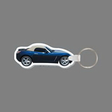 Key Ring & Full Color Punch Tag - 2 Door Convertible Car