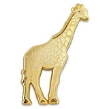 Blank Gold Giraffe Pin, 7/8