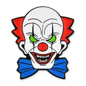Blank Scary Clown Pin, 1" H x 7/8" W