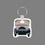 Key Ring & Full Color Punch Tag - Vintage Car (Rear View), Price/piece